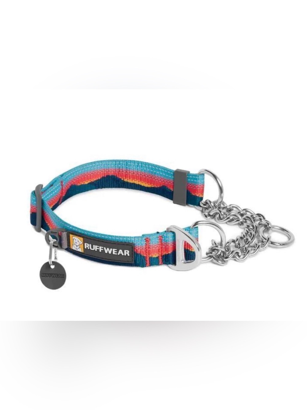 Ruffwear Martingale Chain Reaction Collar, Sunset-Small- 11-14”